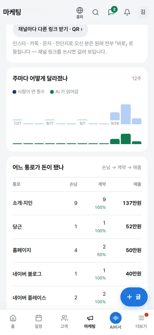 4단계 화면 — 어디서 왔나 보기